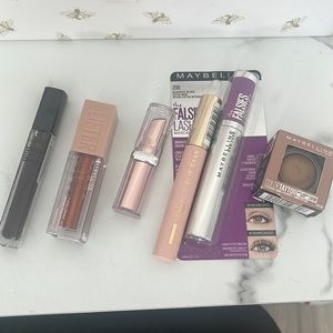 6 piece makeup bundle set L’Oréal paris, cover girl, Maybelline